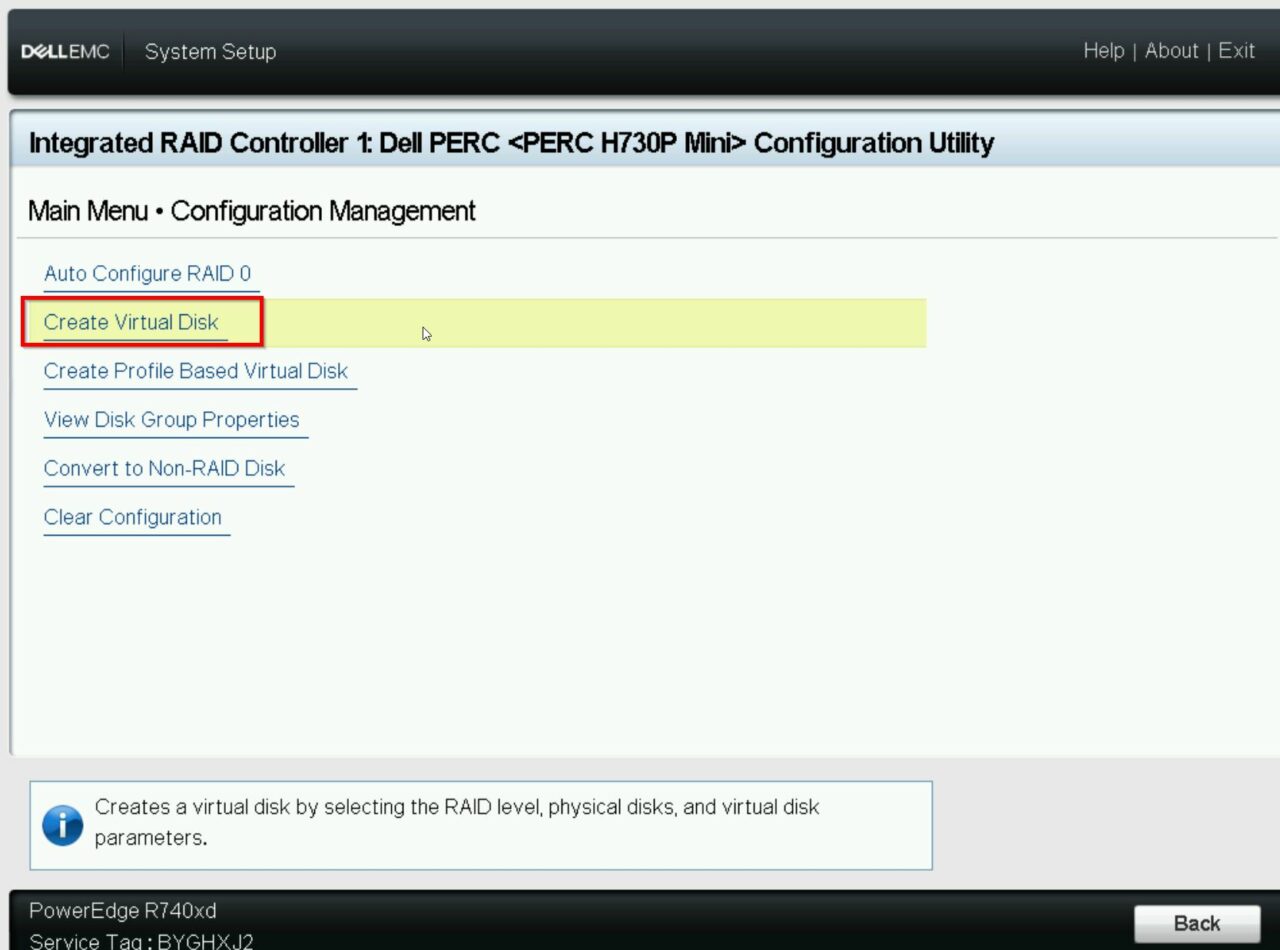 How to Configure RAID with Device Settings (LifeCycle Controller) on DellEMC PowerEdge Server