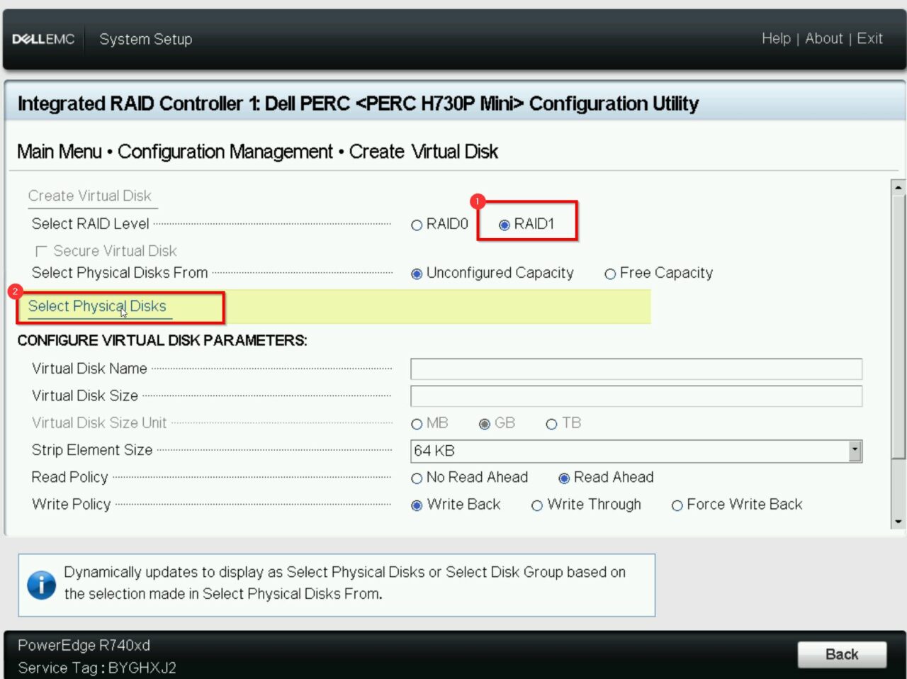 How to Configure RAID with Device Settings (LifeCycle Controller) on